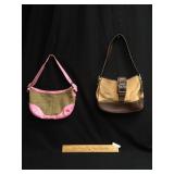 Lot of 2 Coach Handbags or Purses