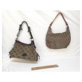 Lot of 2 Dooney & Bourke Handbags Purses