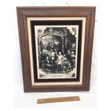 Limited Edition Civil War Etching on Marble by Col