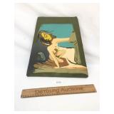 Original Acrylic on Canvas, Nude Woman, Jacovidis