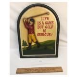 Wood Golf Sign, Vintage