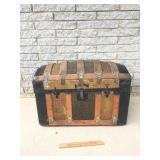 Hump Back Steamer Trunk, Antique