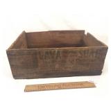 Lava Soap Advertising Crate, Antique