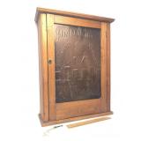 Dr. Daniels Veterinary Medicines Wood Display Cabi