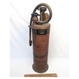 Pyrene Copper Fire Extinguisher, Vintage or Antiqu