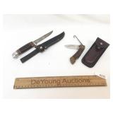 Lot of 2 Explorer Turkey Hunter Pocket Knife & Fix