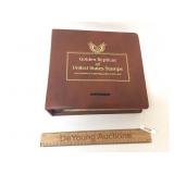 22KT Gold Proofs; Golden Replicas of US Stamps Alb