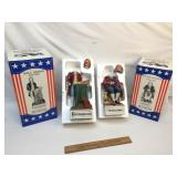 Lot of 4 McCormick and the Patriots Decanters