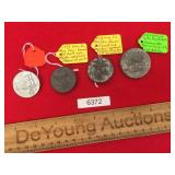 Lot of 4 WWII Era German Nazi Pins; 1936 W. Schwah