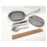 WWII Era U.S. Mess Kit w/ Utensils