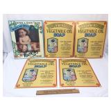 Lot of 5 Watkins Advertising Signs, Reproductions