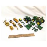 Lot of 15 Toy Trucks & Vehicles, John Deere and Ot