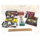 Lot of 12 Race Cars & Old Time Model Cars.