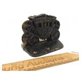 Lot of 2 Wagon Bookends, Vintage or Antique