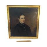 Original Oil on Canvas Art Painting, Portrait of W