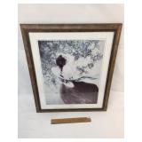 Print by Louis Icart, Grapes