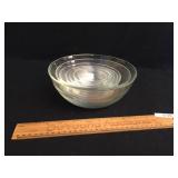 Set of 8 Duralex Graduating or Graduated Mixing Bo