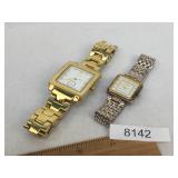 Lot of 2 Ecclissi Watches, Goldtone