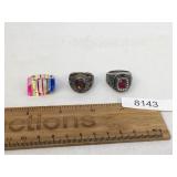 Lot of 3 Rings