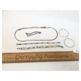 Lot of 6 Sterling Silver Jewelry Items