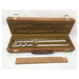Flute w/ Case by W.T. Armstrong, Musical Instrumen