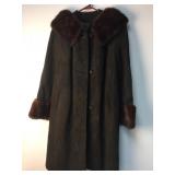 Suede and Mink Woman