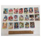 Lot of 20 Topps NFL Football Cards, 1970