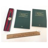 Spiro Agnew Official Watch and 2 Fifty State Comme