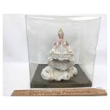 Dresden Lace Ribbon Porcelain Figurine, 18th C. Vi