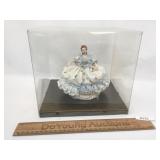 Dresden Lace Ribbon Porcelain Figurine, 18th C. Vi