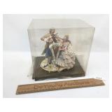 Dresden Lace Ribbon Porcelain Figurine, 18th C. Vi