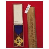 WWII Era German Nazi 40 Years Service Badge in Ori