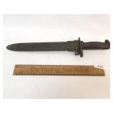WWII Era U.S. Military M1 Bayonet w/ Sheath, 1943
