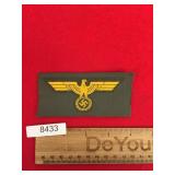 WWII Era German Nazi Coast Breast Fabric Swatch