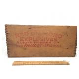 Red Diamond Explosives Advertising Crate