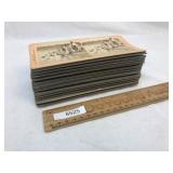Lot of 32 Stereoview Cards, Antique