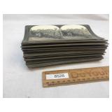 Lot of 32 Stereoview Cards, Antique