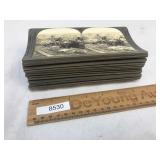 Lot of 31 Stereoview Cards, Antique