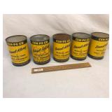 Lot of 5 Cen-Pe-Co Diesel-Klenz Cans, Advertising,