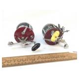 Lot of 2 Fishing Reels, Vintage