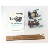 Lot of 2 Fishing Reels, Vintage