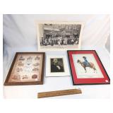 Lot of 4 Prints, Art, Political and Advertising