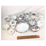 Lot of 17 Pieces of China or Porcelain, Vintage or