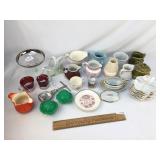 Lot of 27 Pieces of China, Porcelain or Glassware,