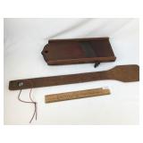 Lot of 2 Wood Kitchen Tools, Antique