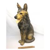 German Shepherd Dog Statue or Figure, Life Size, V