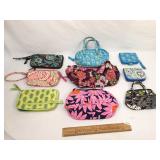 Lot of 9 Vera Bradley Purses or Handbags, Small