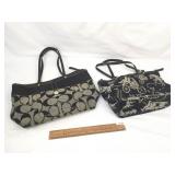 Lot of 2 Coach Purses or Handbags