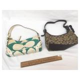 Lot of 2 Coach Purses or Handbags