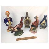 Lot of 5 Decanters, Vintage